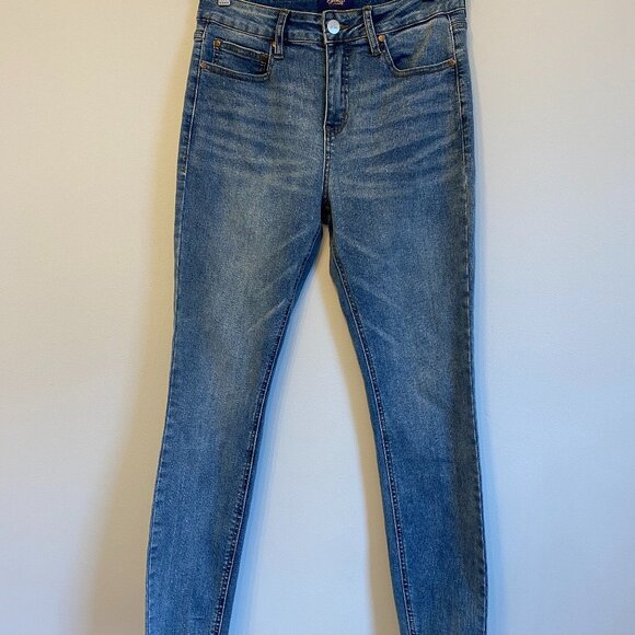 Cavalli Class Skinny Jeans – Size 28, Light Wash, Raw Hem - Picture 1 of 5